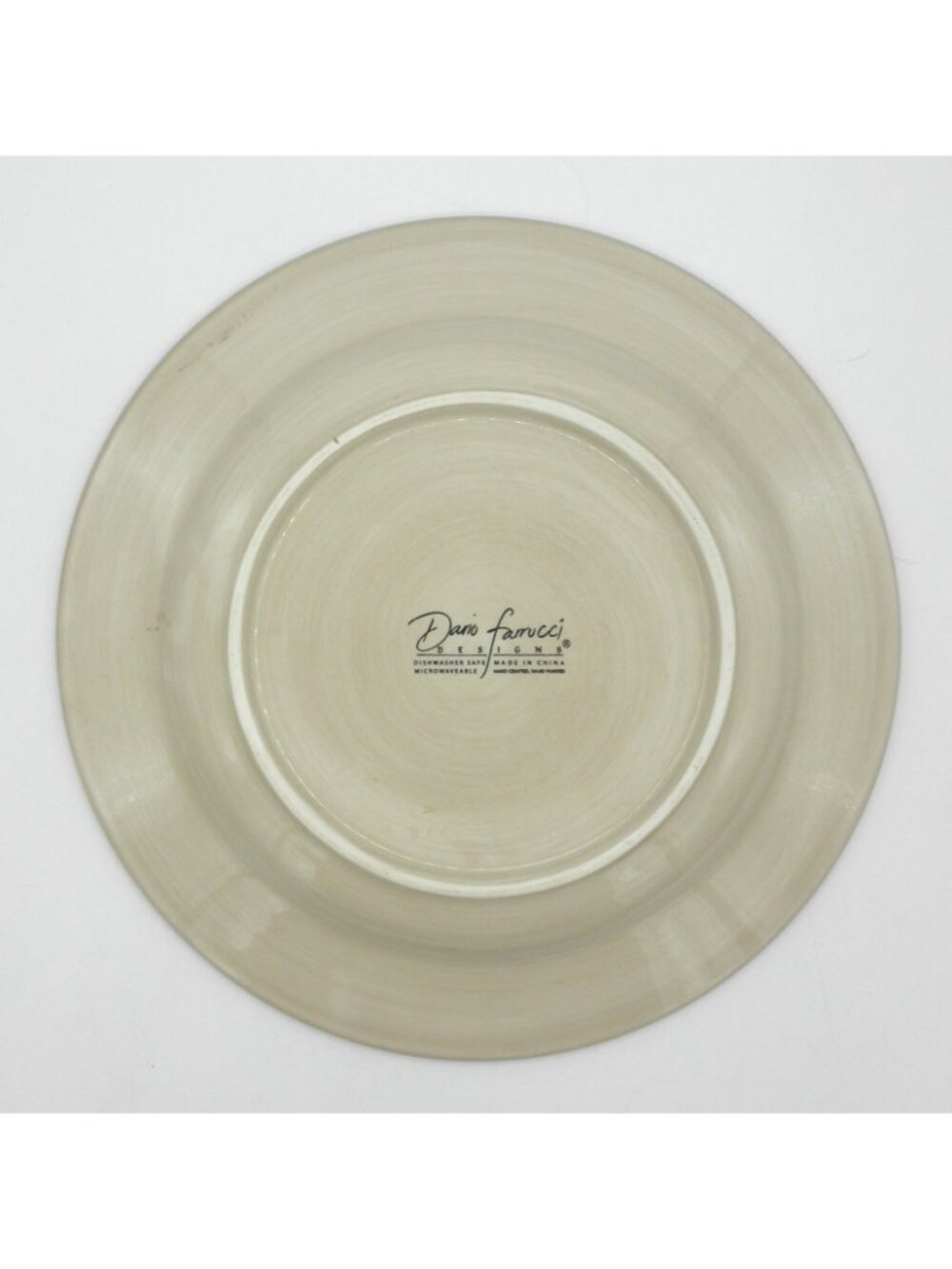Pinecone Poinsettia by Tabletops Dario Farrucci 10-3/4 In. Dinner Plates 4 Piece - Picture 5 of 6